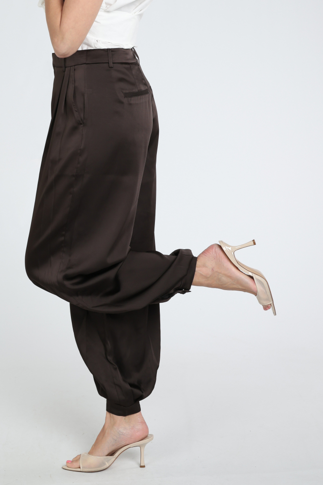 Neo Noir Fayla drapy balloon Broek Bruin