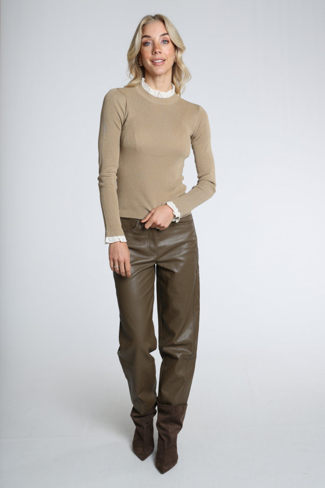 Yaya 01-309289-608 Broek Bruin