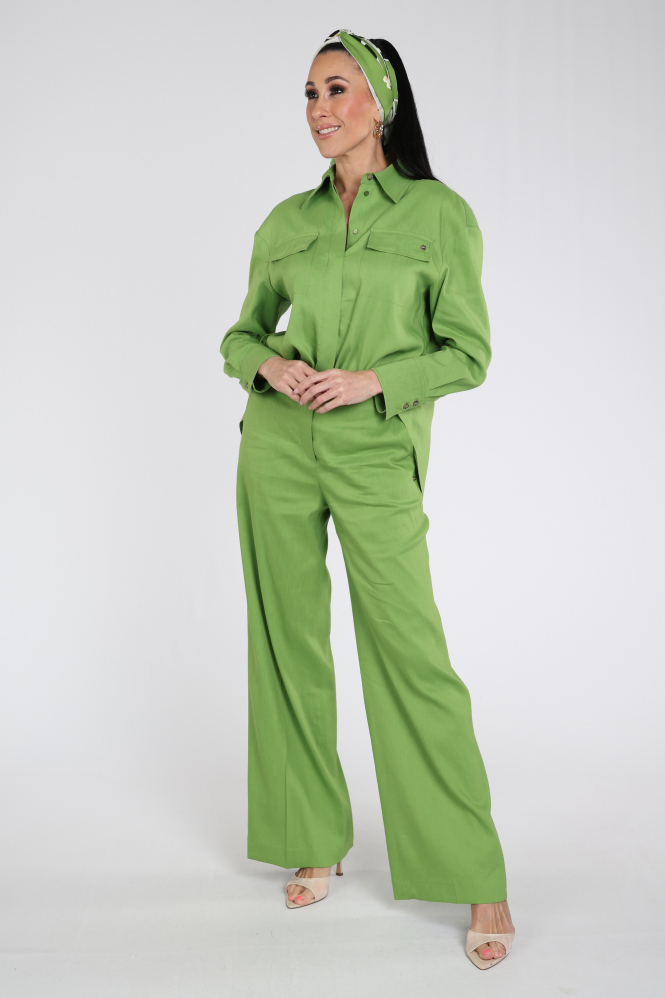 Marc Cain AC 81.69 W70 Broek Groen