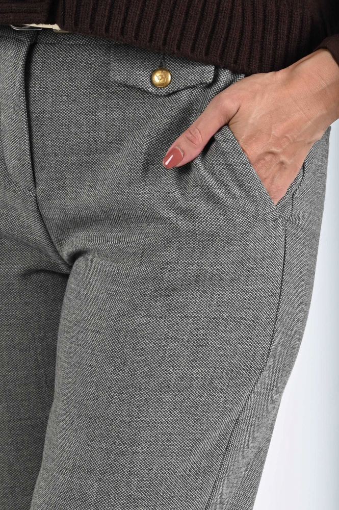 Cambio Krystal-2 Broek Groen
