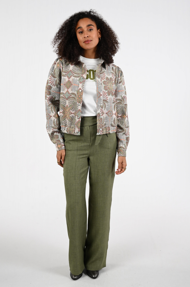 Geisha 61100-60 Broek Groen