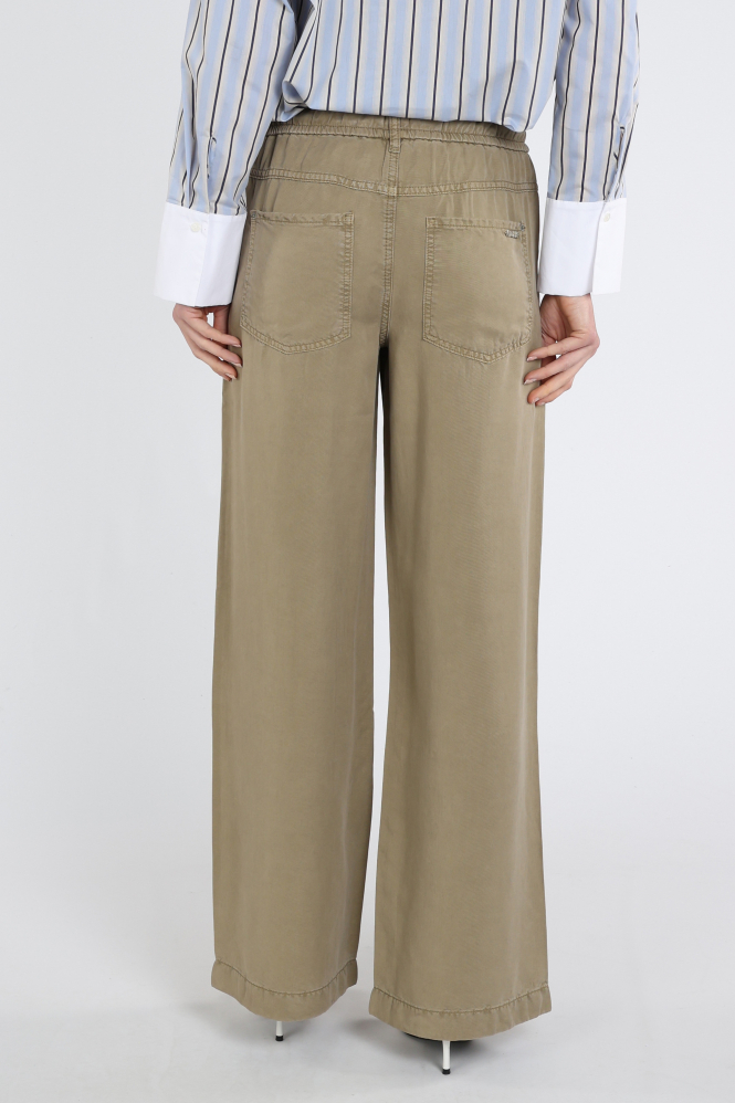 Rosner Masha Wide Leg Sporty  Broek Groen