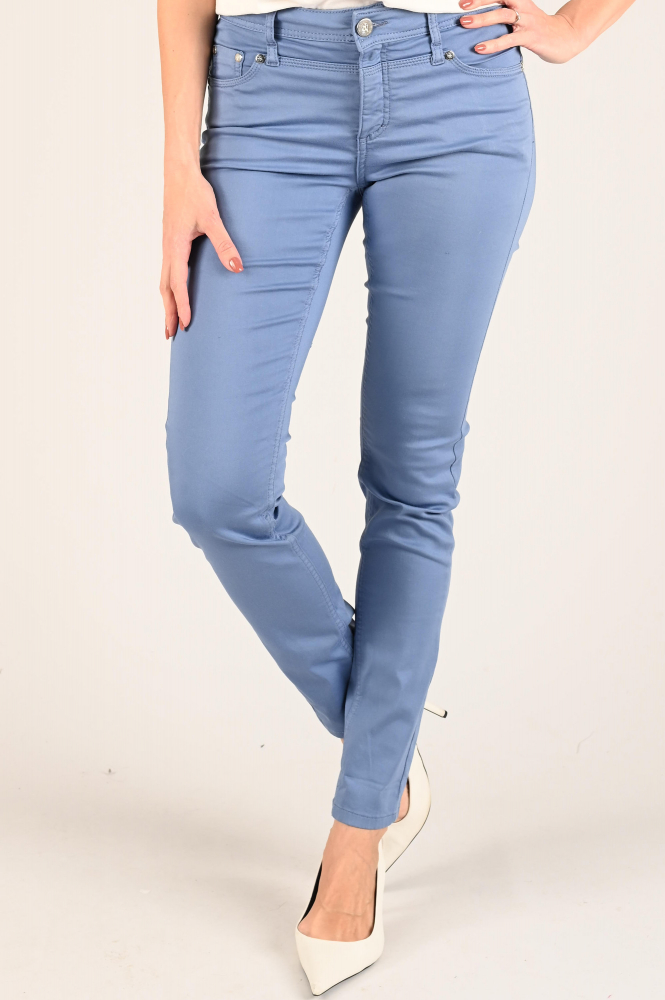 NickJean Bess slim Broek Blauw