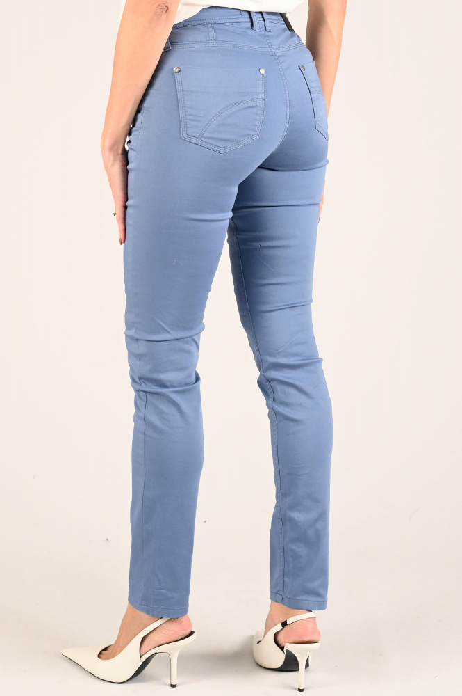 NickJean Bess slim Broek Blauw