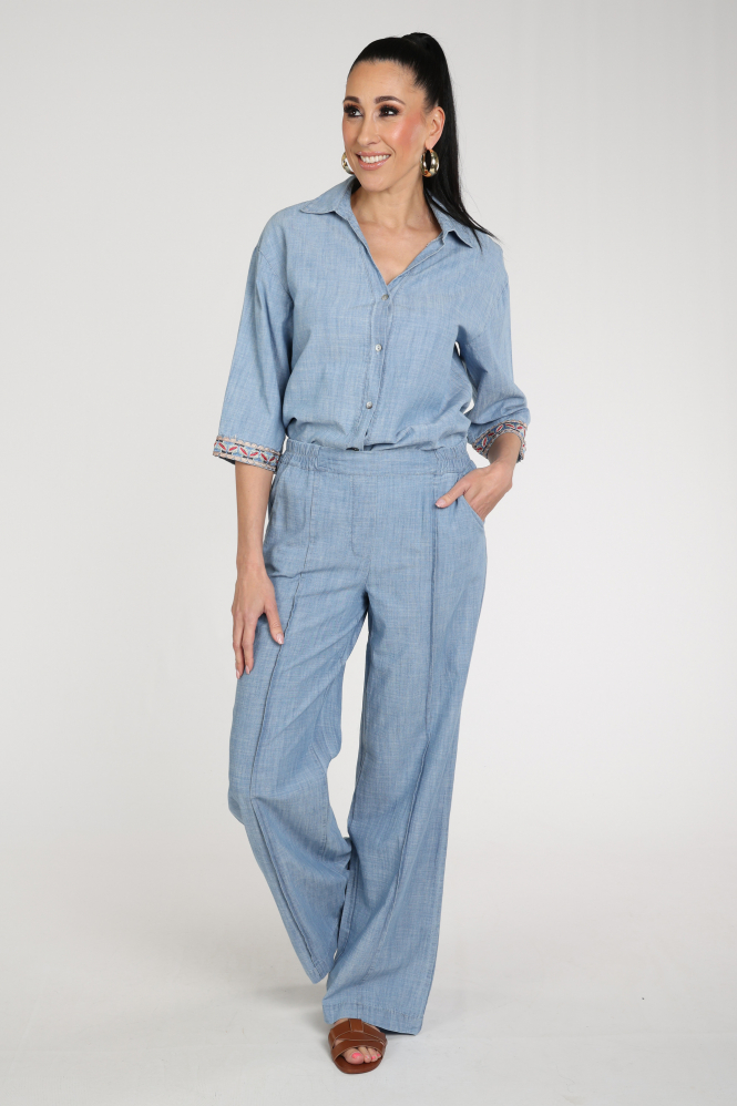 Geisha 61184-70 Broek Blauw