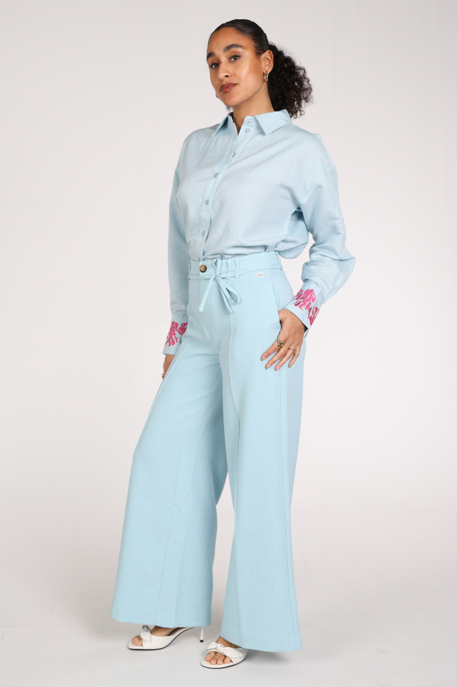 Pom Amsterdam SP9516 Broek Blauw