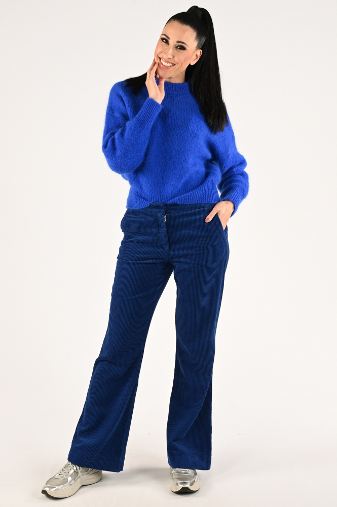 By-Bar ro rib Broek Blauw