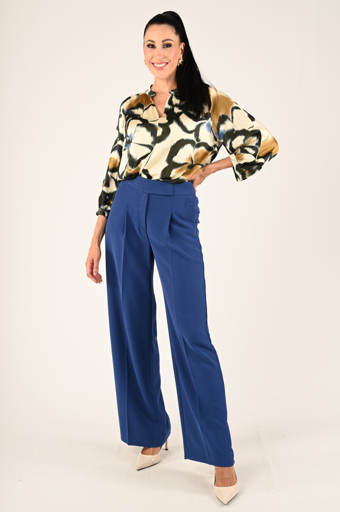 Luisa Cerano 608709-3417 Broek Blauw