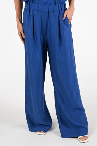 By-Bar celin gloss pants Blauw