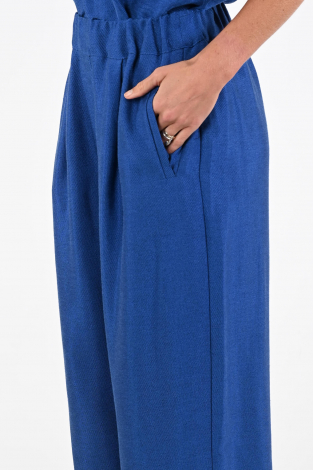 By-Bar celin gloss pants Blauw