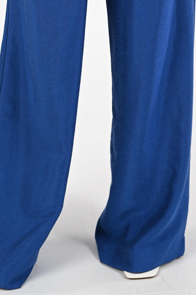 By-Bar celin gloss pants Broek Blauw