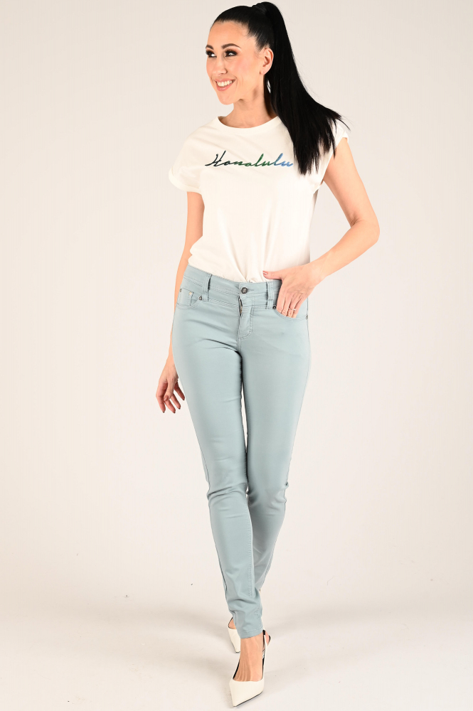 NickJean Bess slim Broek Blauw