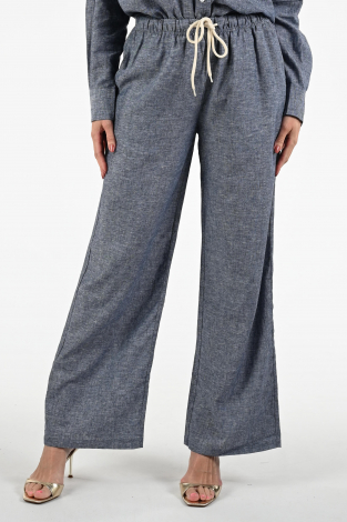 WithBlack wblbrina pant Blauw