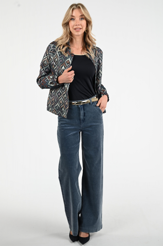 Geisha 51537-10 Broek Blauw