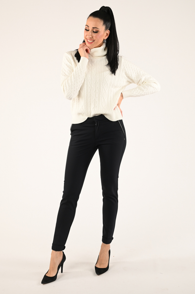 NickJean Sandy Luxe Broek Blauw