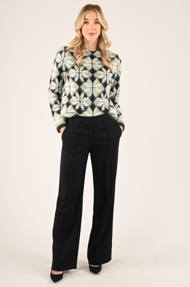 Marc Cain XC 81.19 W56 Broek Blauw
