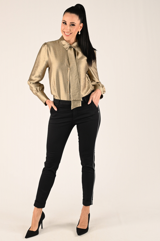 NickJean Sandy slim Broek Blauw