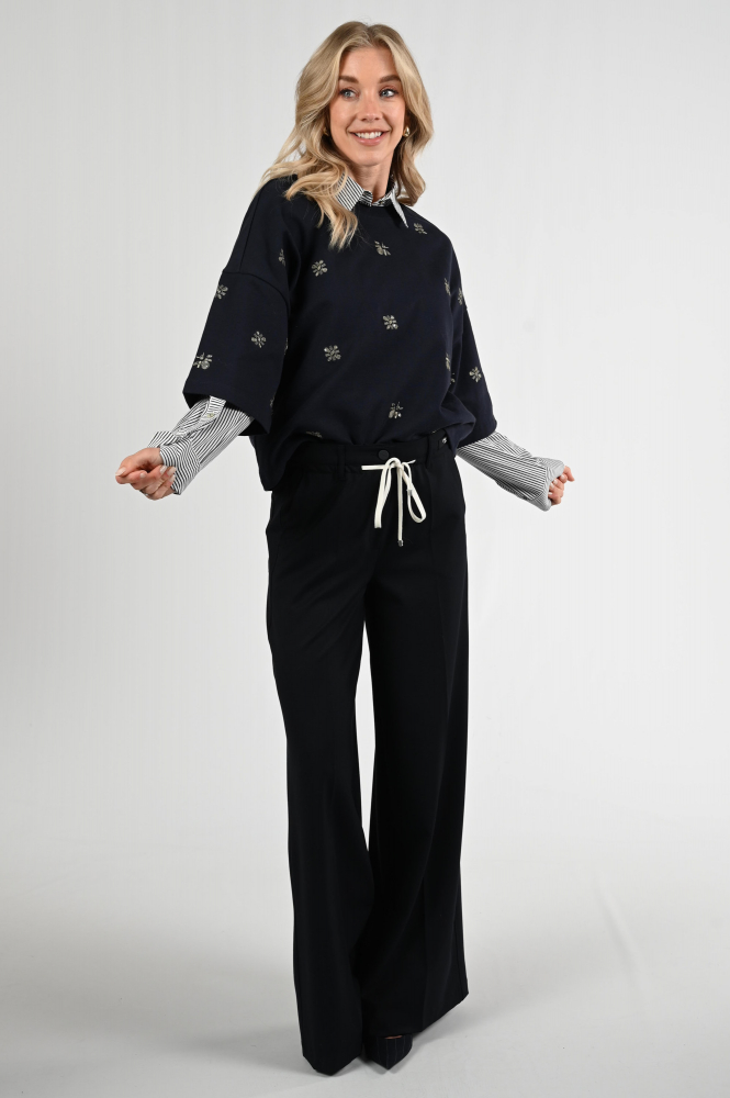 Cambio Adrienne Broek Blauw