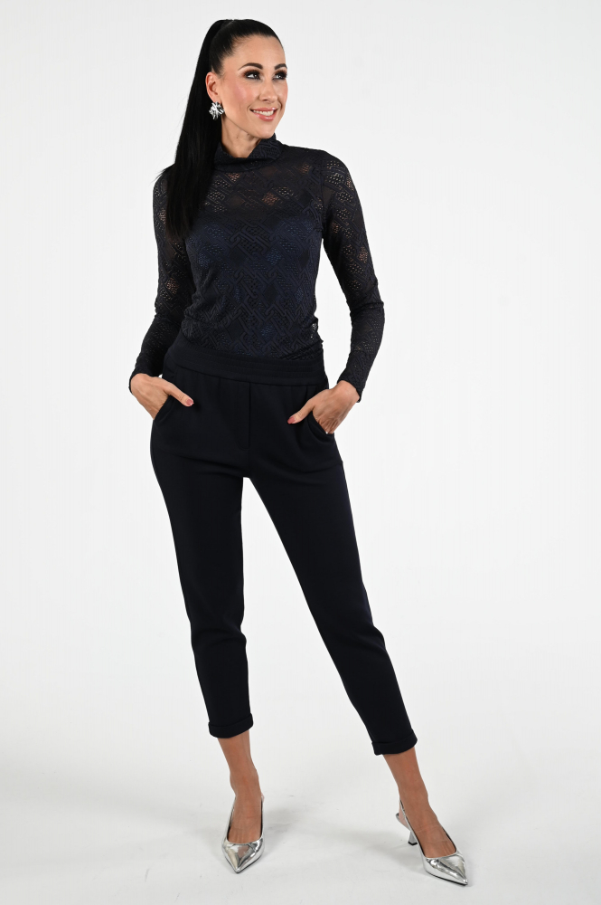 Marc Cain ZS 81.36 J06 Broek Blauw