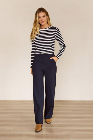 Studio Anneloes Lexie bonded trouser Blauw