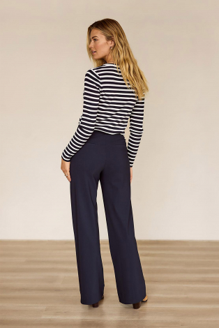 L.O.E.S. by Studio Anneloes Lexie bonded trouser Blauw