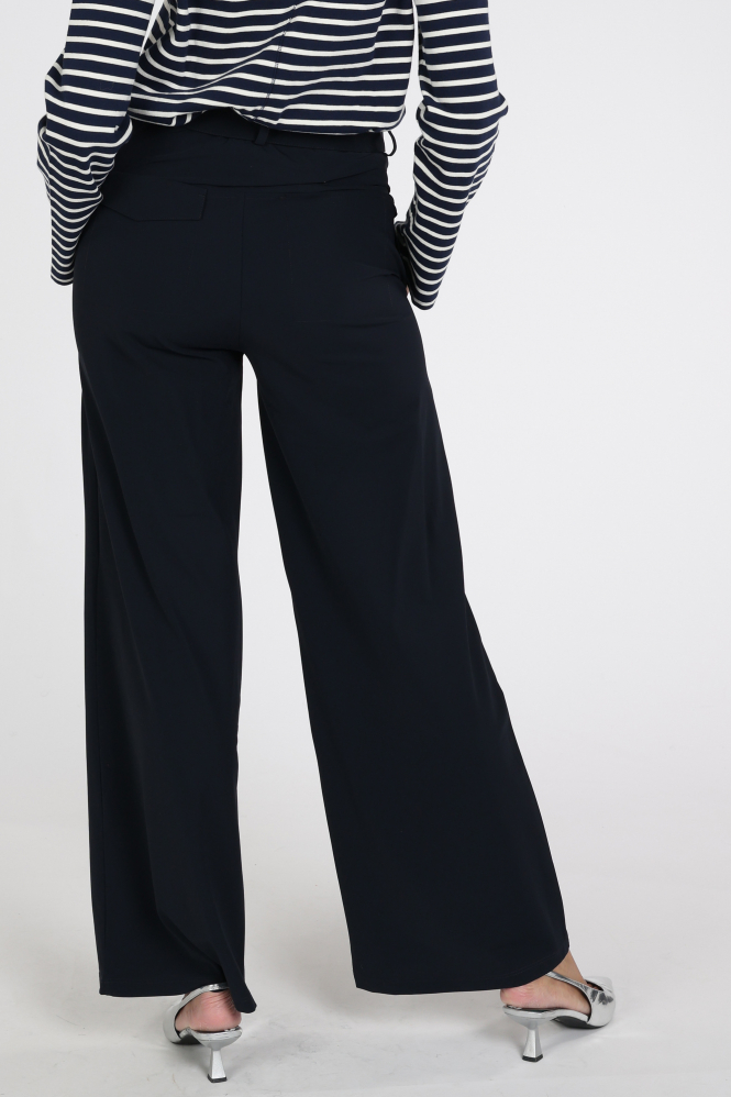 Penn & Ink BOWIE Broek Blauw