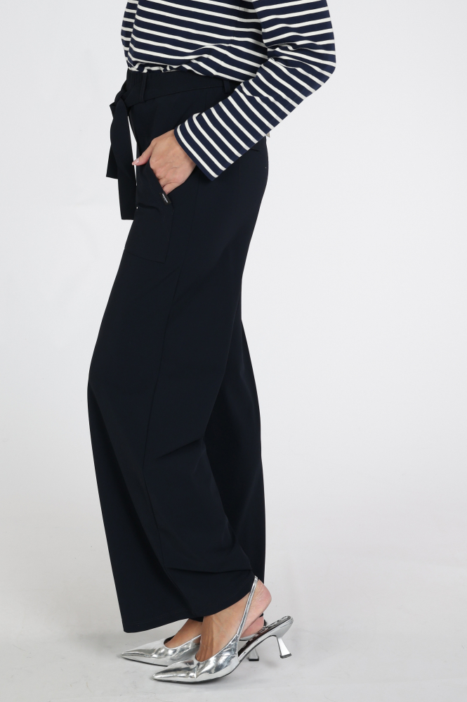 Penn & Ink BOWIE Broek Blauw