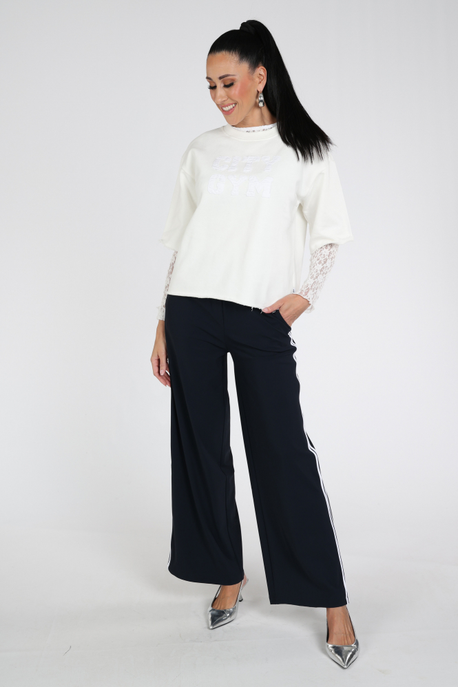 Penn & Ink S26F1849 Broek Blauw