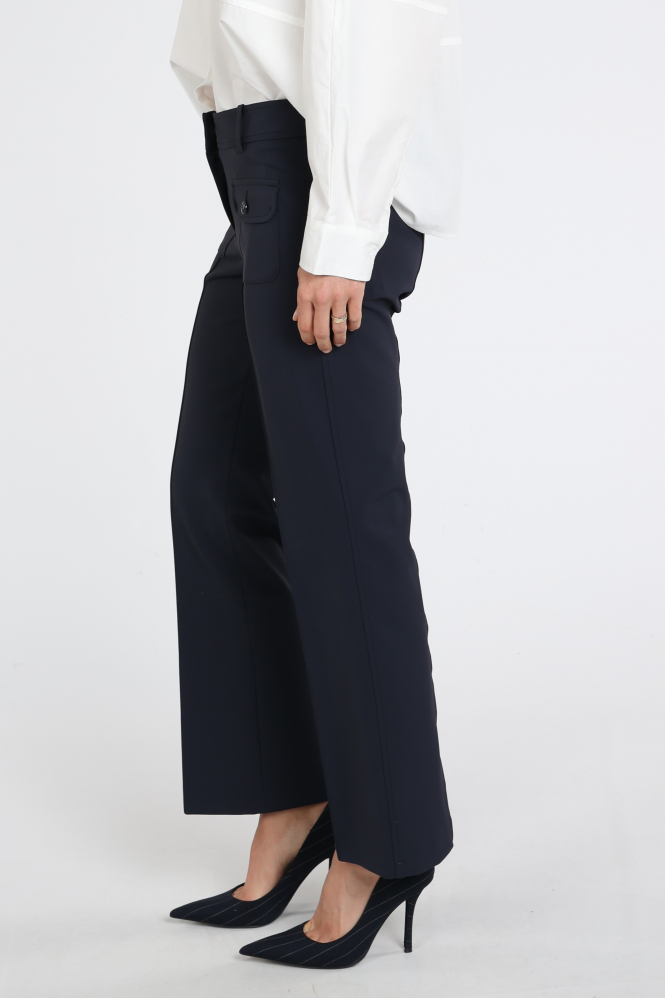 Cambio Farah patched Broek Blauw