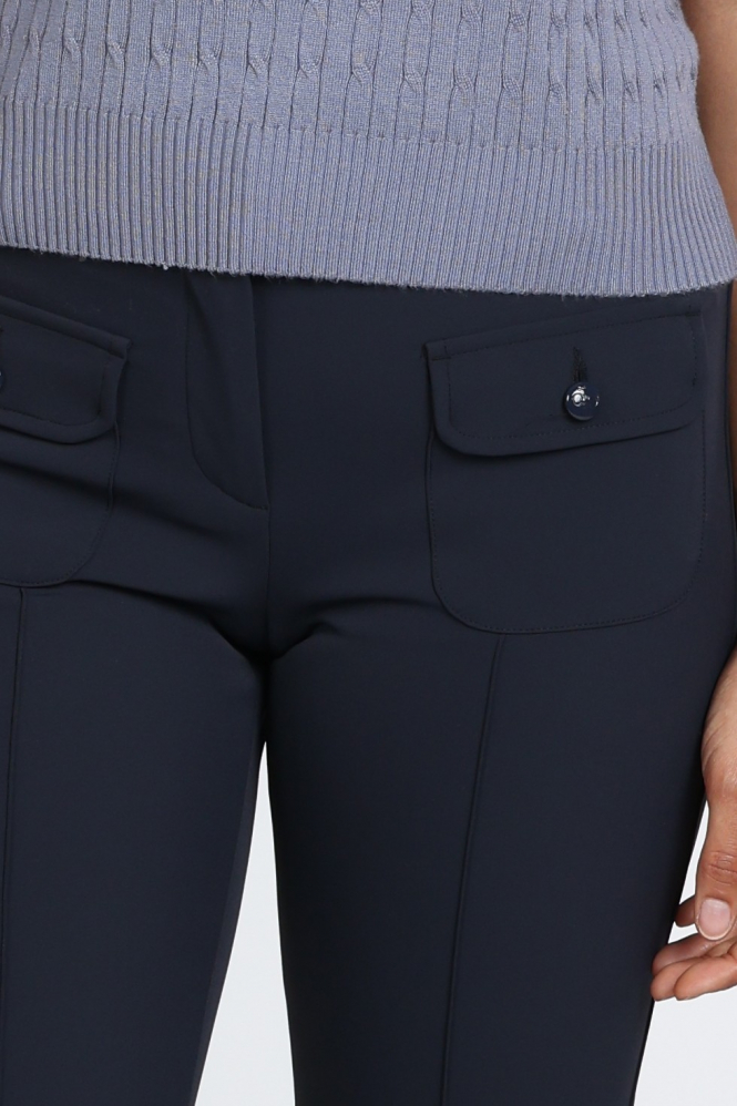 Cambio Farah 6111042700 Broek Blauw