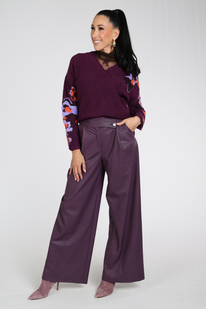 Caroline Biss 4573 Broek Paars