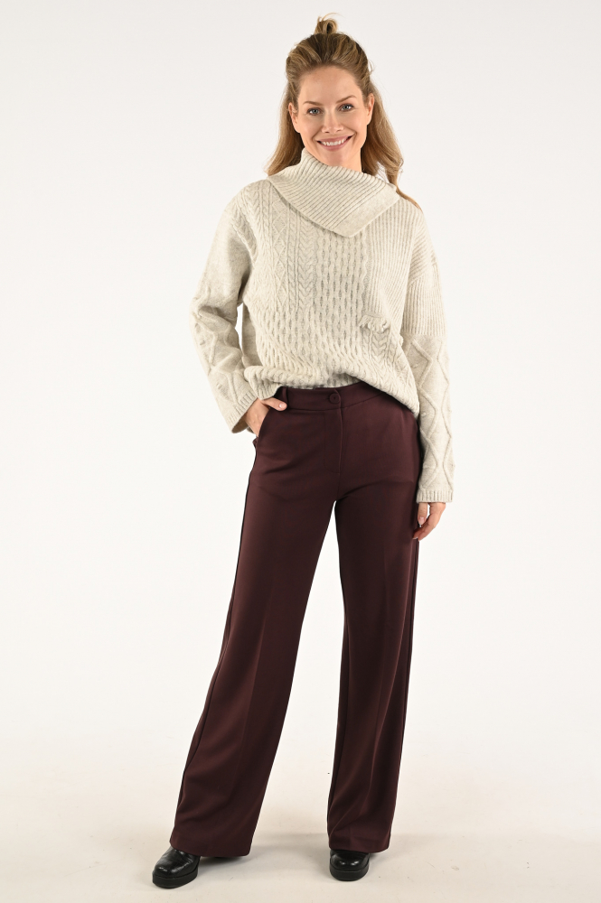 KYRA Hetty-w23 Broek Paars