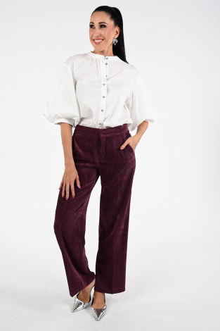 Rosner Mara Wide Leg Rood