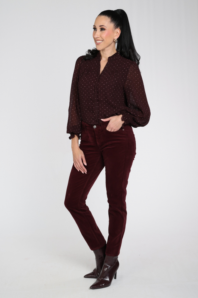 Cambio Piper 7502002726 Broek Rood
