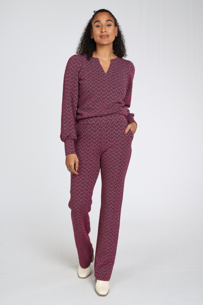 Geisha 61674-20 Broek Paars