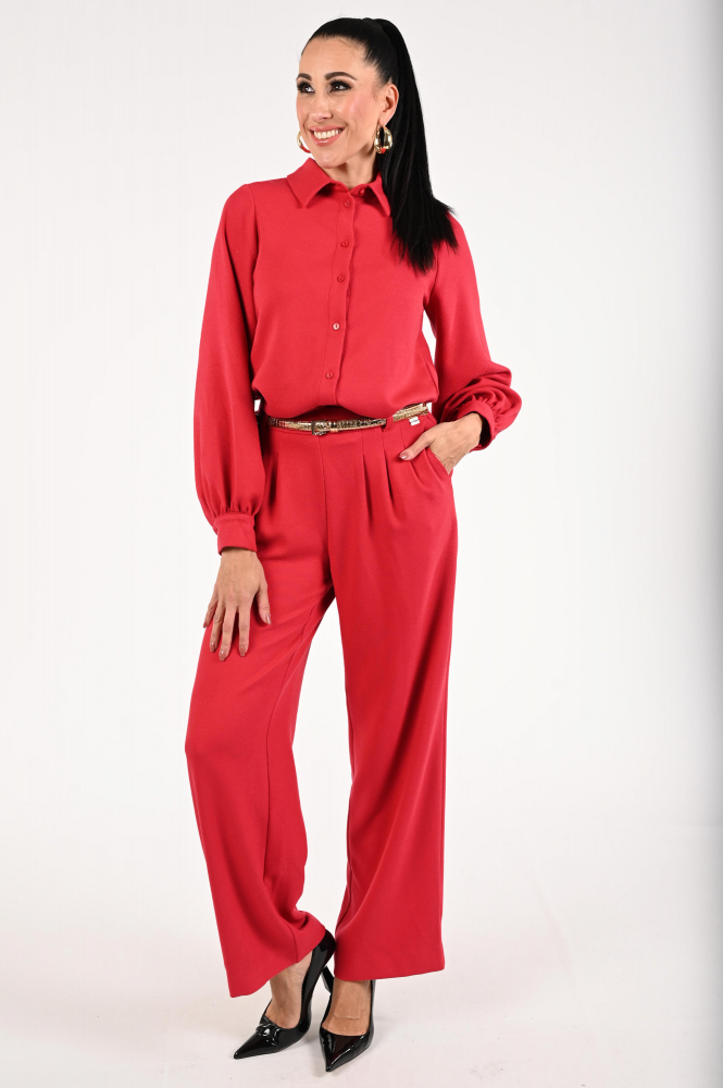 Pom Amsterdam SP9302 Broek Rood