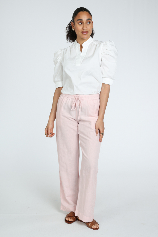 Neo Noir Sonar Linen pants Broek Roze