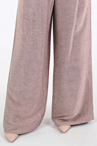 By-Bar celin gloss pants Roze