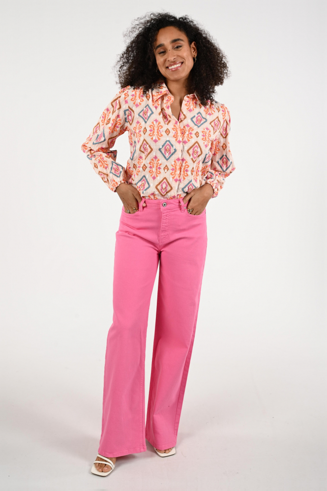Geisha 61152-44 Broek Roze