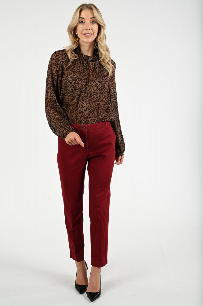 Brax 771708_09912320 Broek Rood