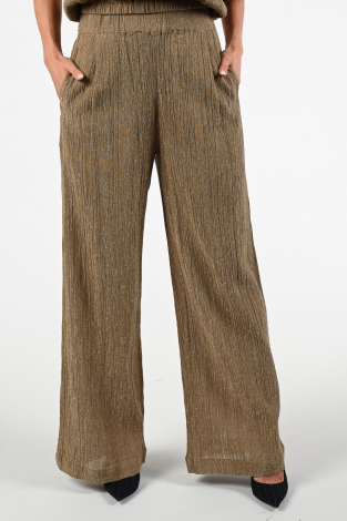 By-Bar Benji lurex pants Goud
