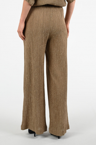 By-Bar Benji lurex pants Goud