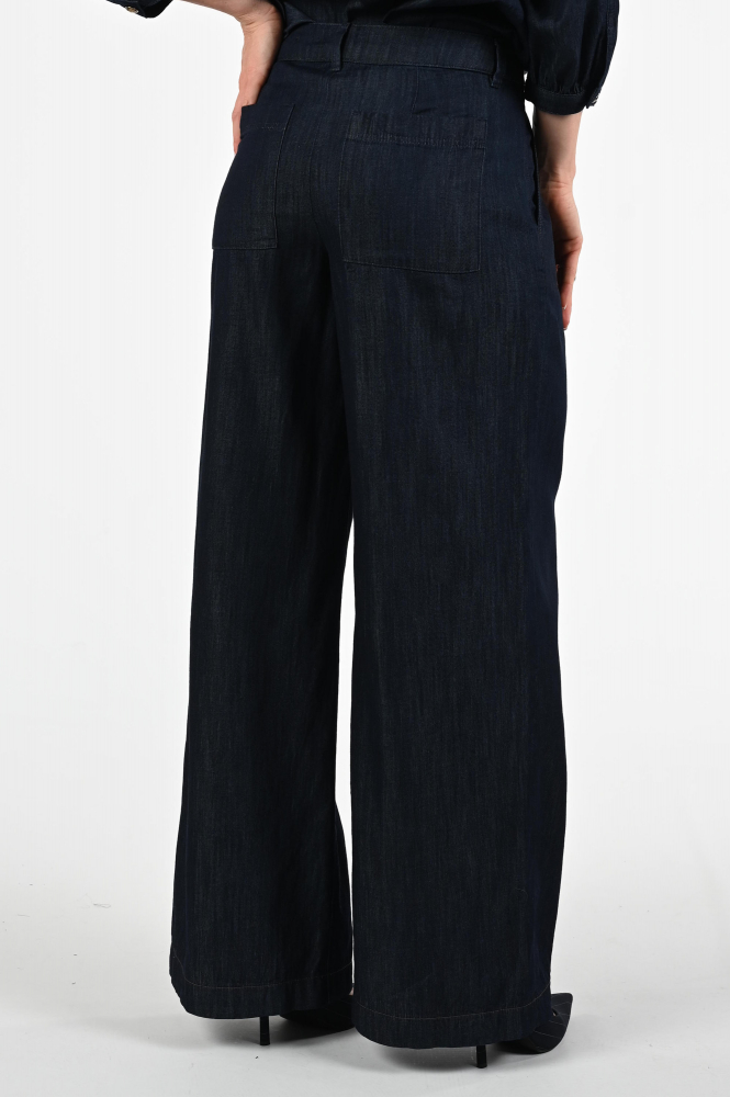Luisa Cerano 628814-4176 Broek Blauw