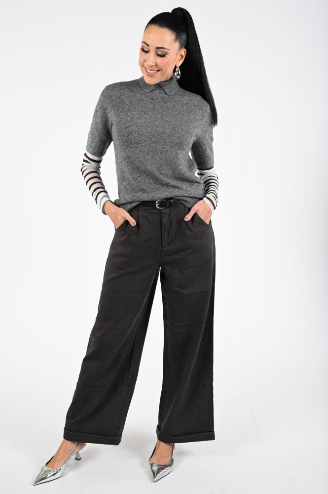 WithBlack Steffi pants Broek Grijs