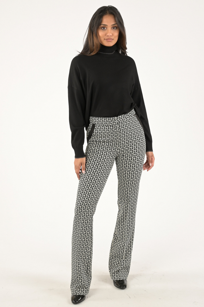 Liu Jo cf3094 Broek Zwart