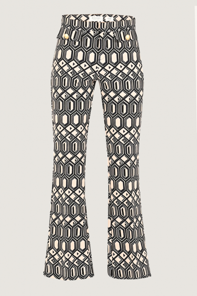 Rosner alisa flared 33. Broek Zwart