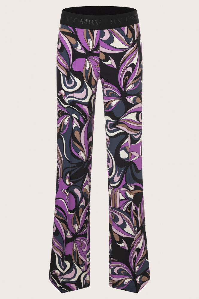 Cambio Flower  Broek Zwart