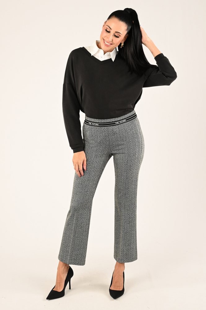 Cambio Faith 6643022608 Broek Zwart