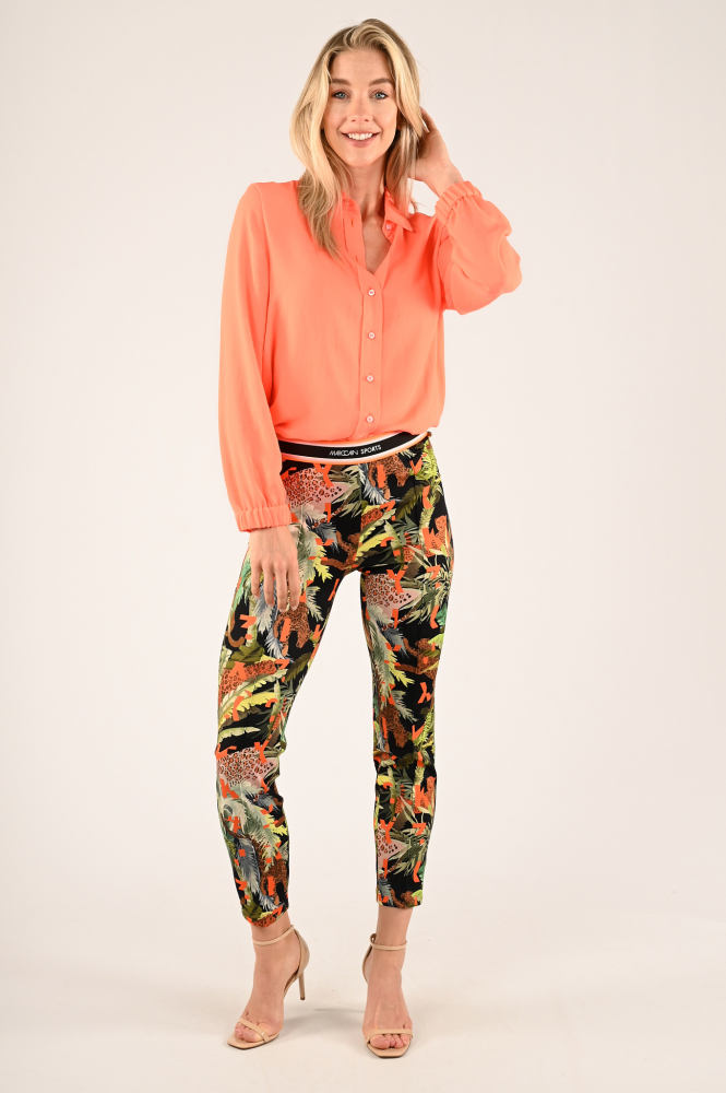 Marc Cain XS 81.27 J03 Broek Zwart