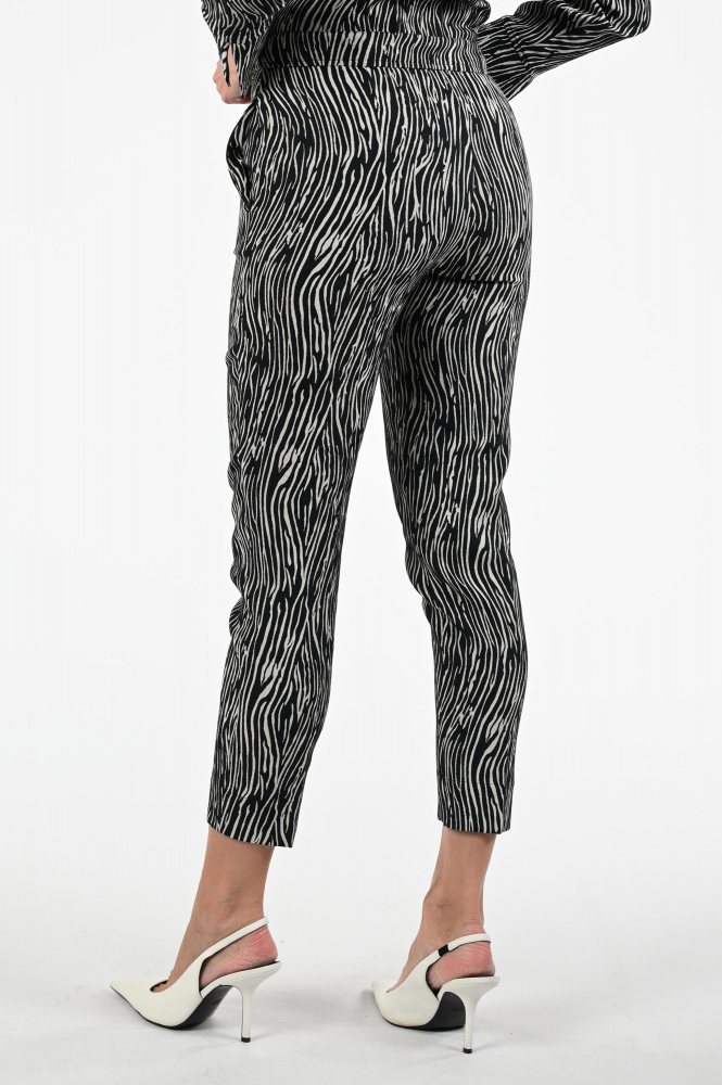 KYRA Two tone Joes-s25 Broek Zwart